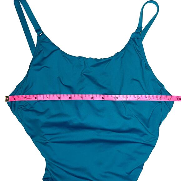Jantzen Mio Mia Underwire One Piece Swimsuit in Azure - Picture 13 of 15